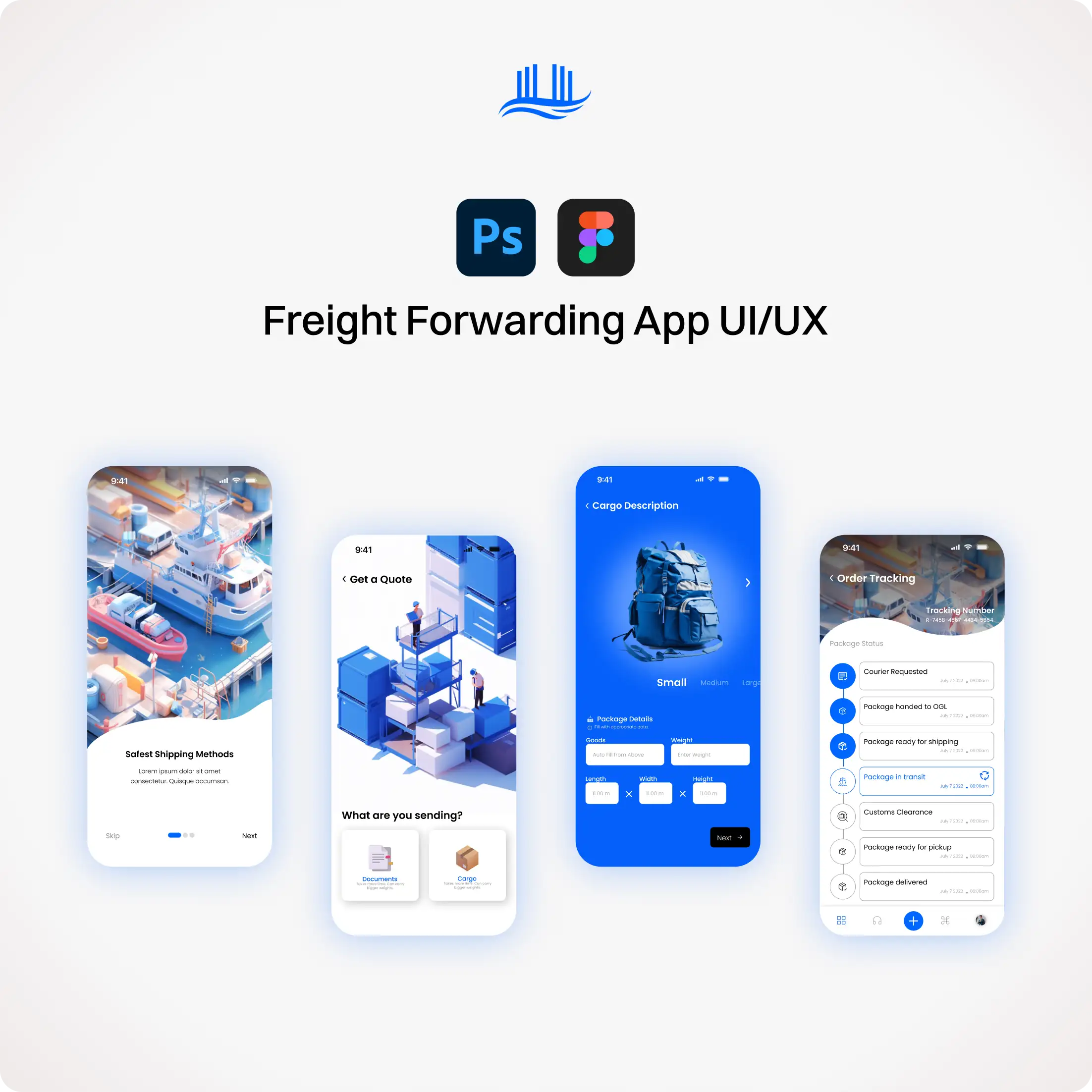 Freight Forwarding App Preview